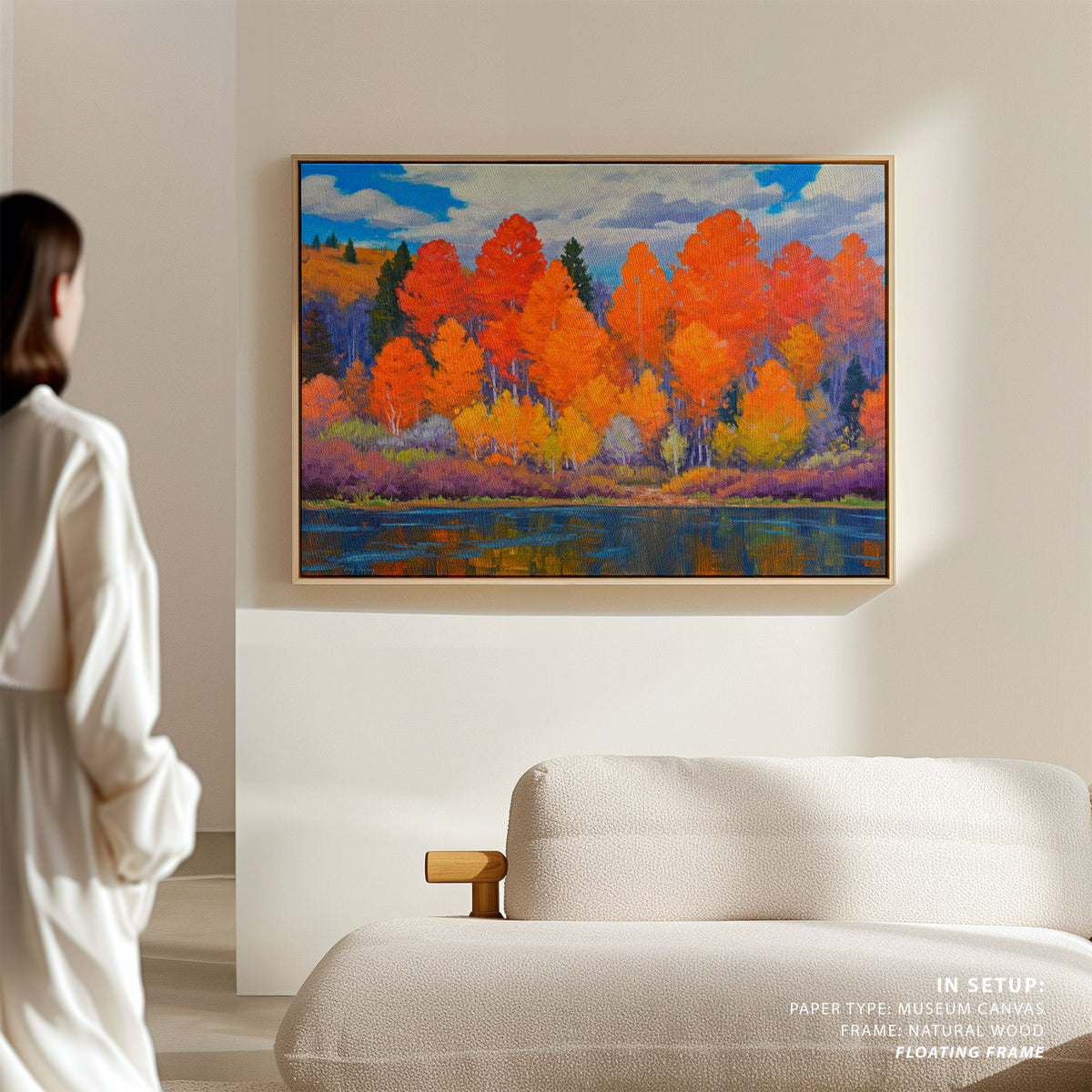 A Forest of Vivid Autumn Foliage