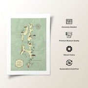BOMBAY MAP, India Travel Posters – image 2