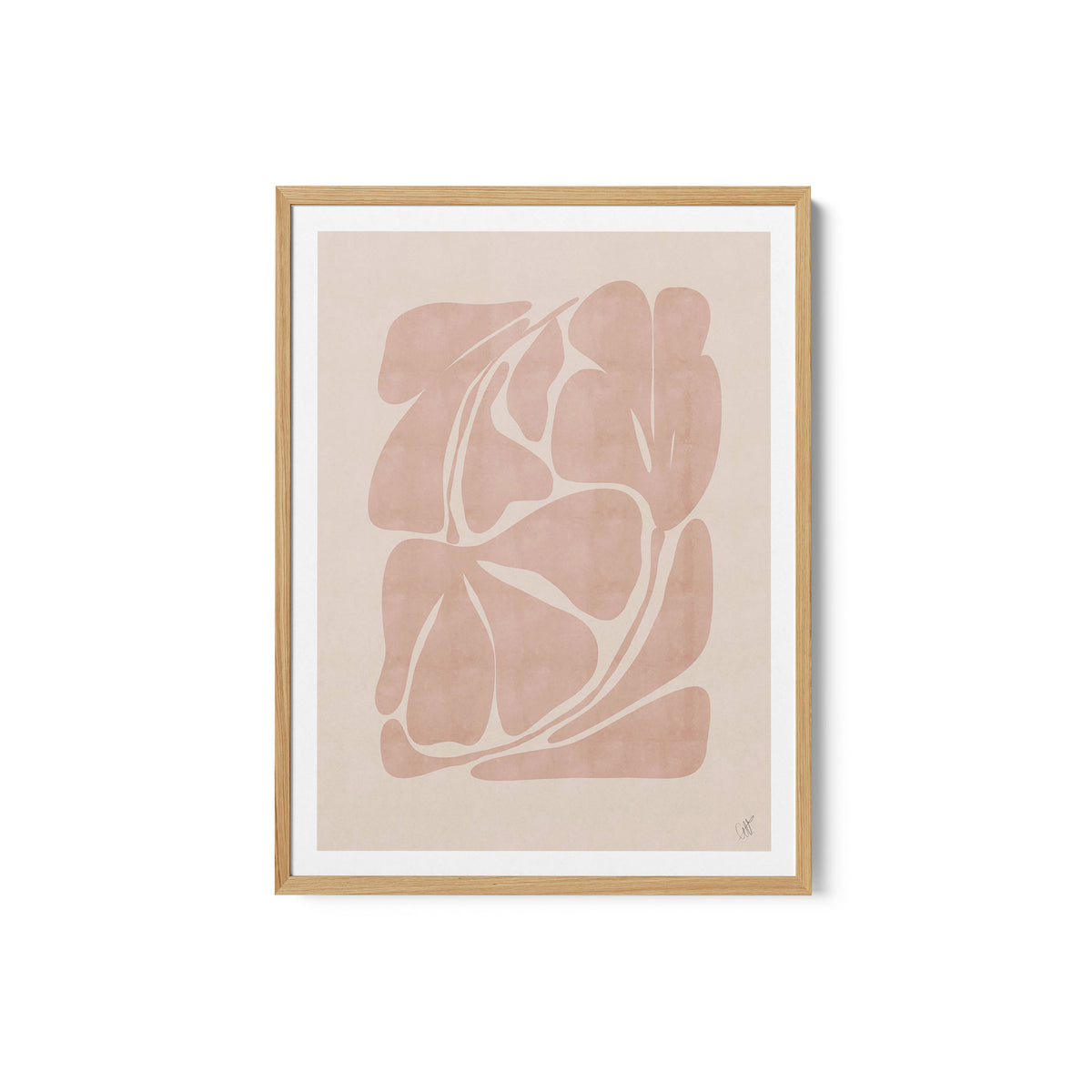 Beige Abstract Shapes