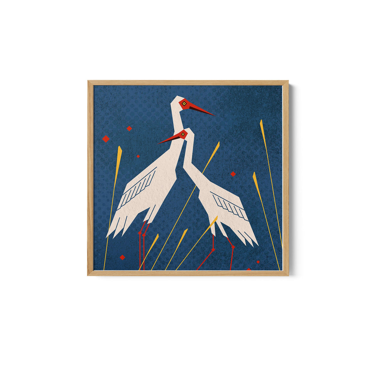 Bird Series - Geometry Crane