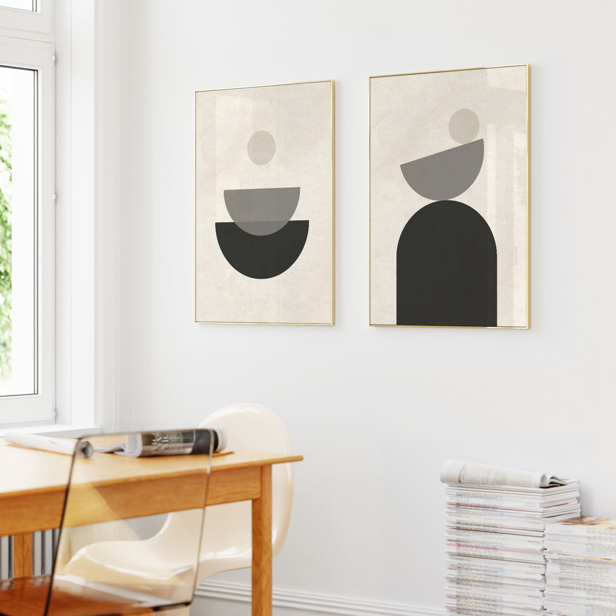 Black Grey Abstract