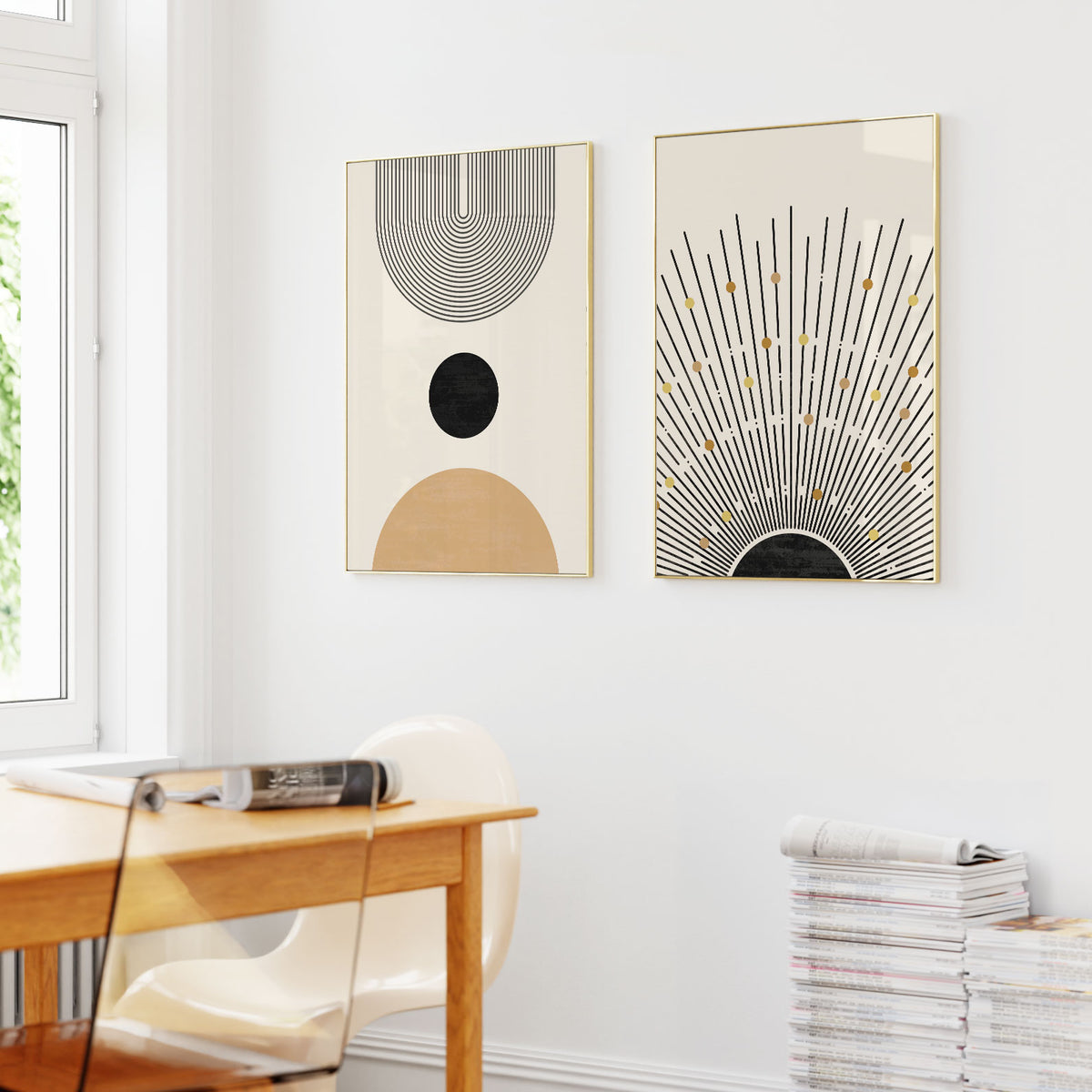 Boho Mid Century Bohemian Art