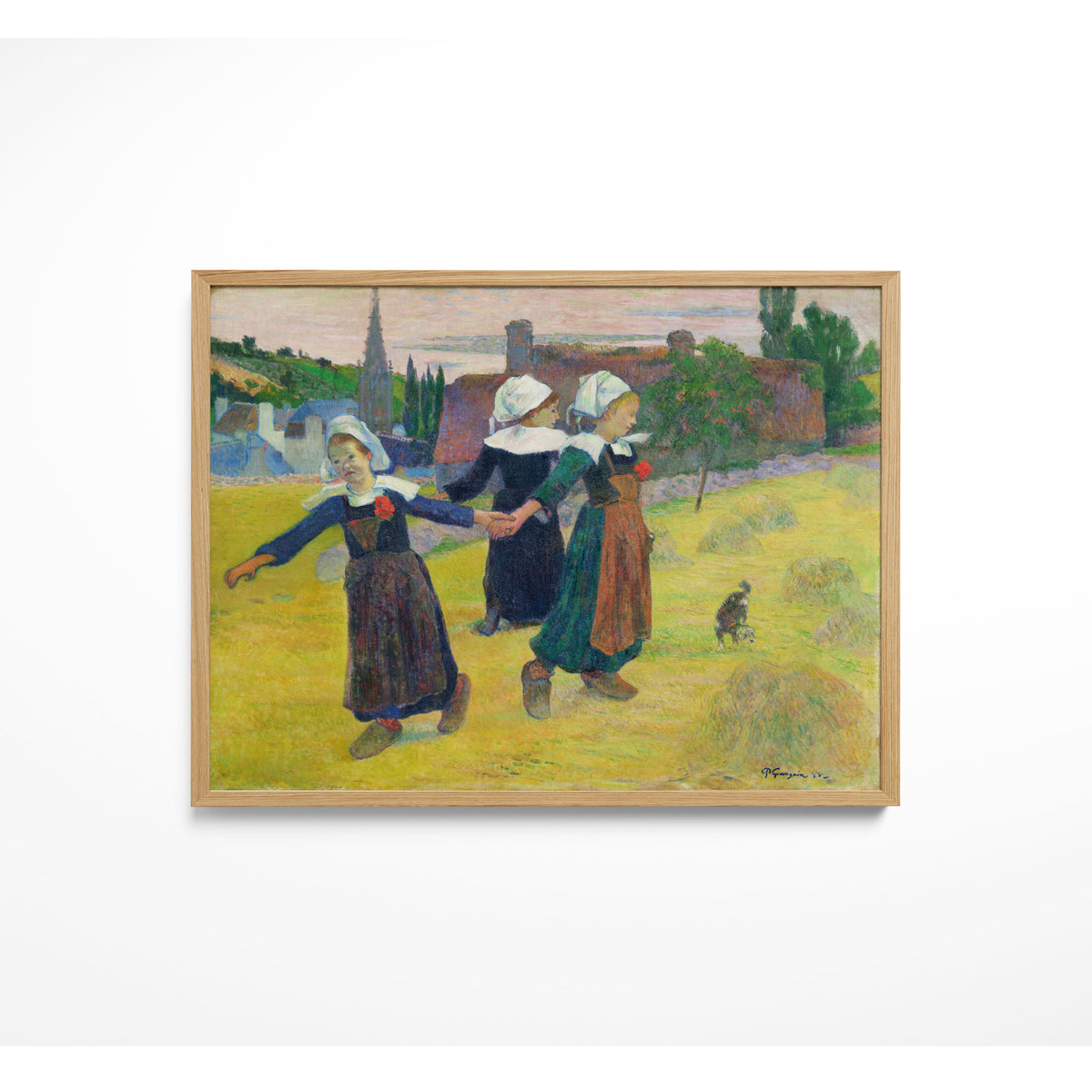 Breton Girls Dancing