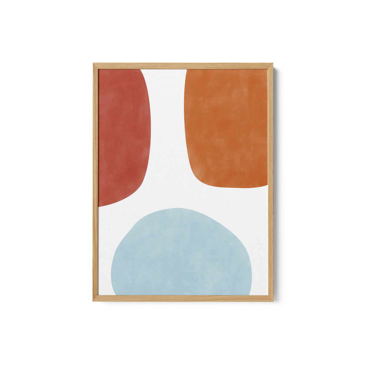 Colorful Three Organic Shapes