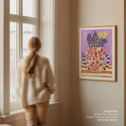 Colorful Vase With Abstract Floral Patterns – image 4