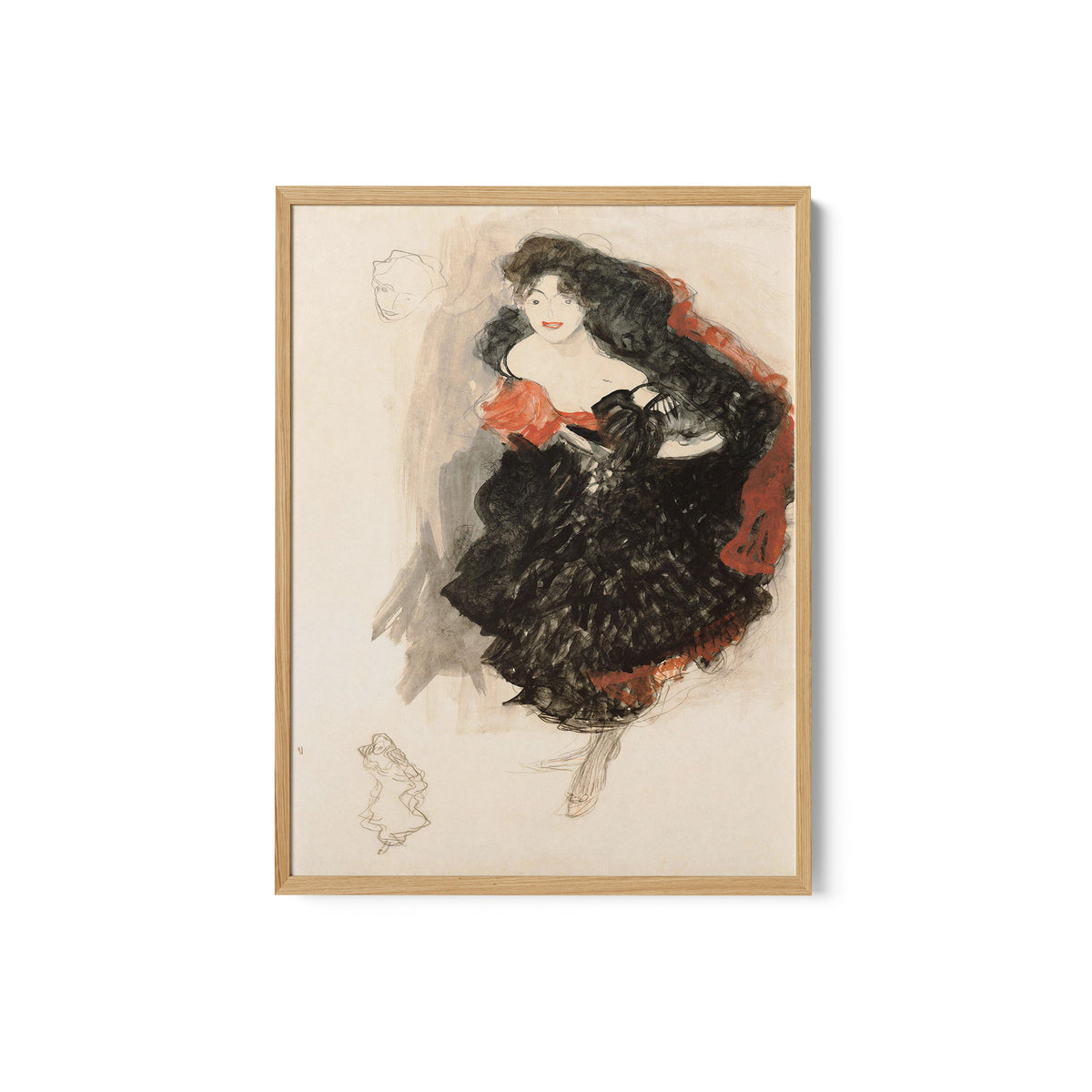 Dancer in a Flamenco Costume 1908