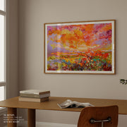 Fiery Sunset Fields – image 4