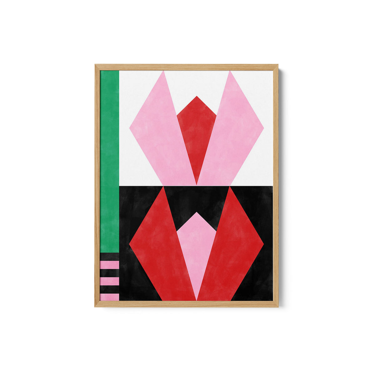 Geometric Artwork with Triangles And Rectangles