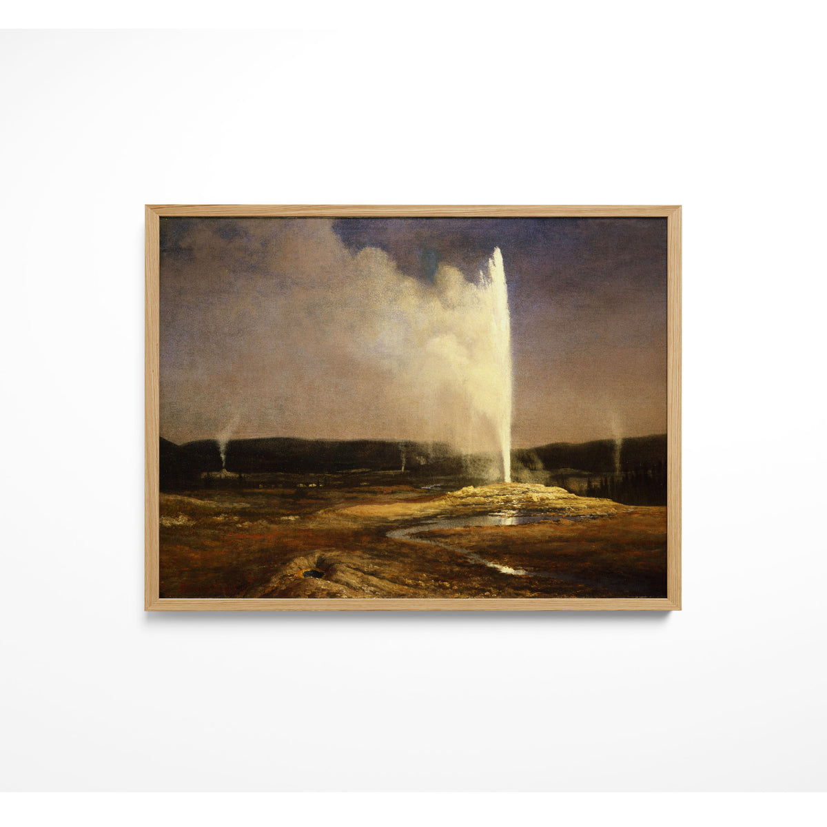 Geysers in Yellowstone (Circa 1881)
