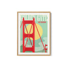 Golden Gate Poster Travel Poster Print