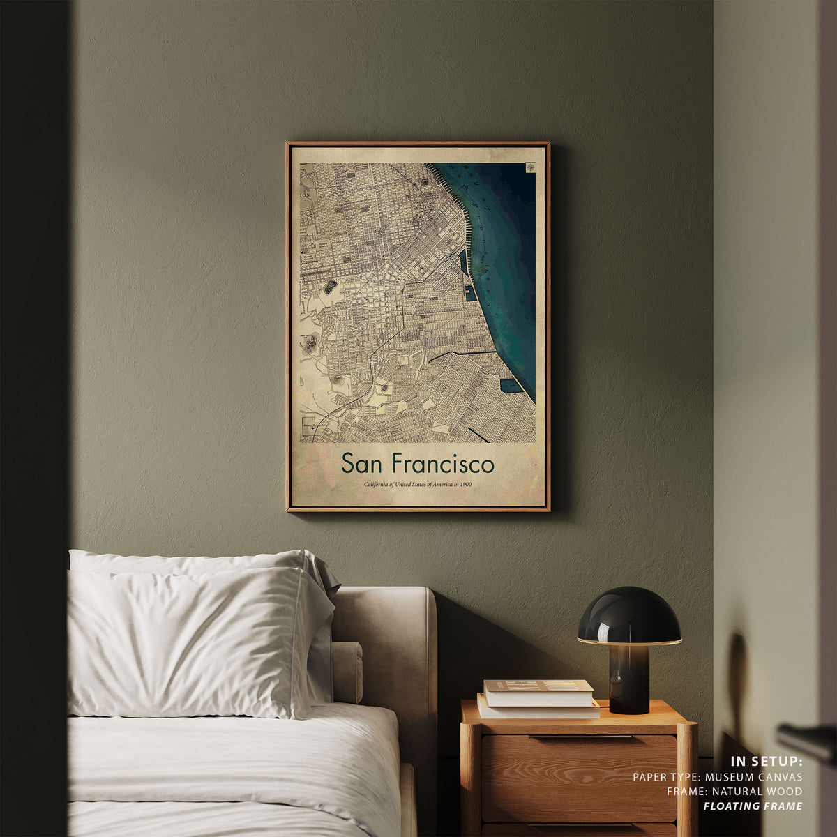 San Francisco Retro Map