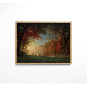 Indian Sunset, Deer by a Lake (1880–90) – image 2
