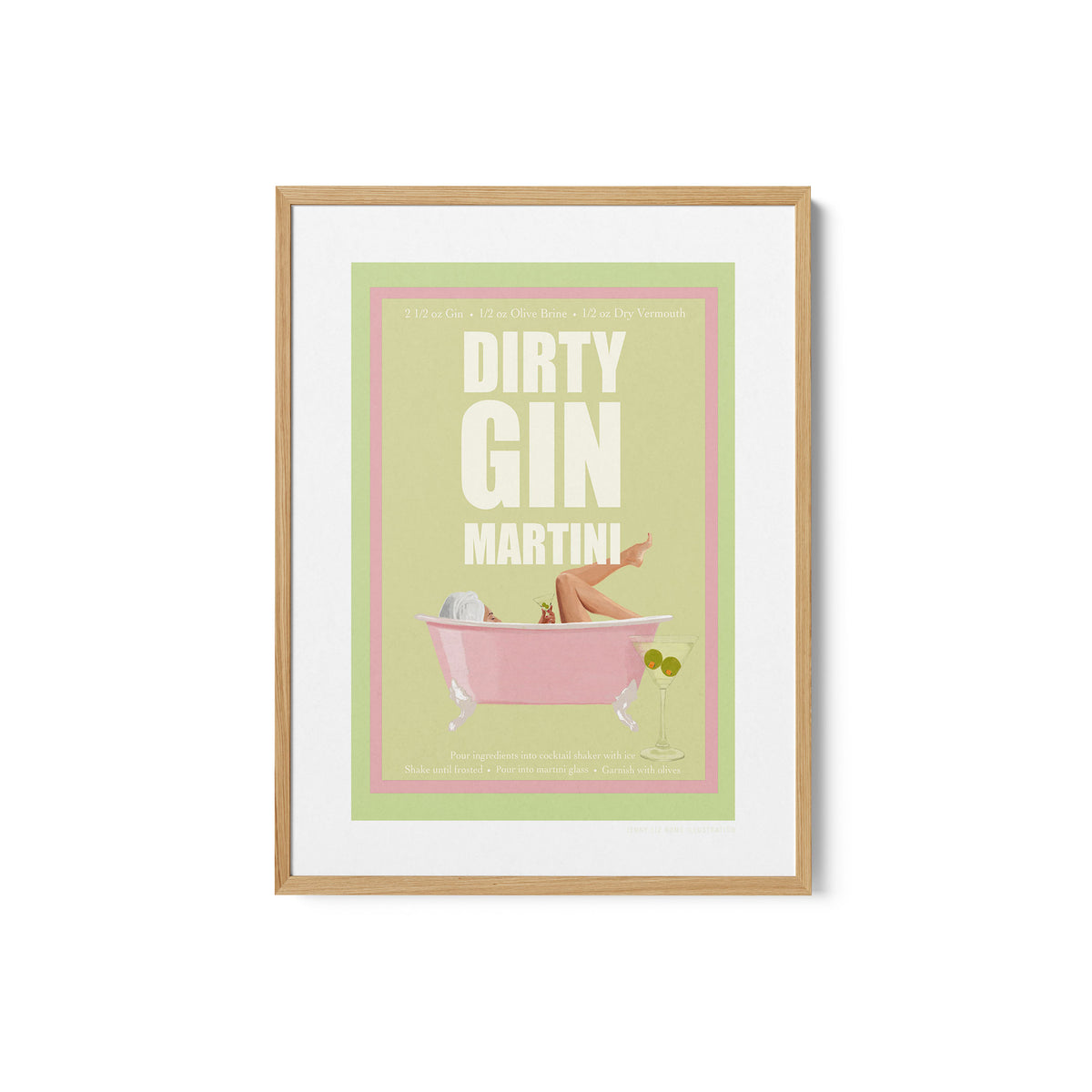 Jlr Cocktails- Dirty Gin Martini