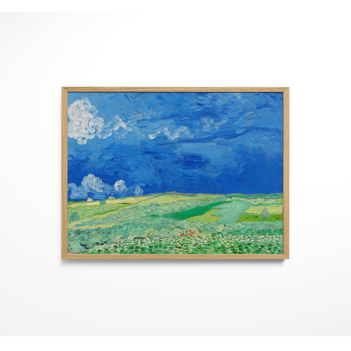 Wheatfield under Thunderstorm