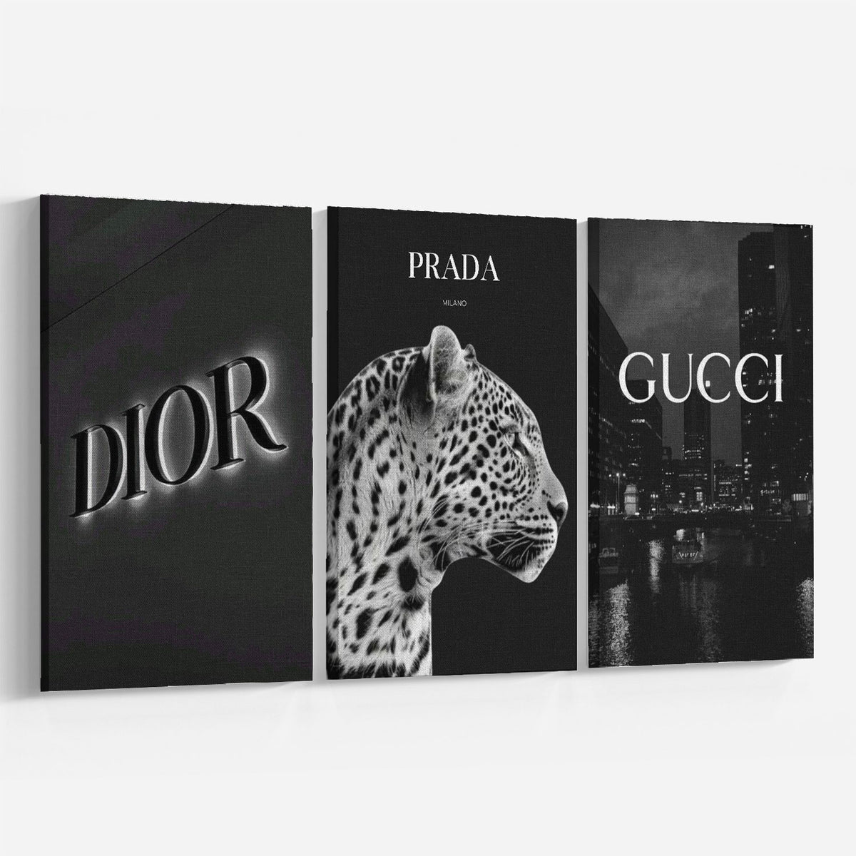 Luxury Fashion BW Poster