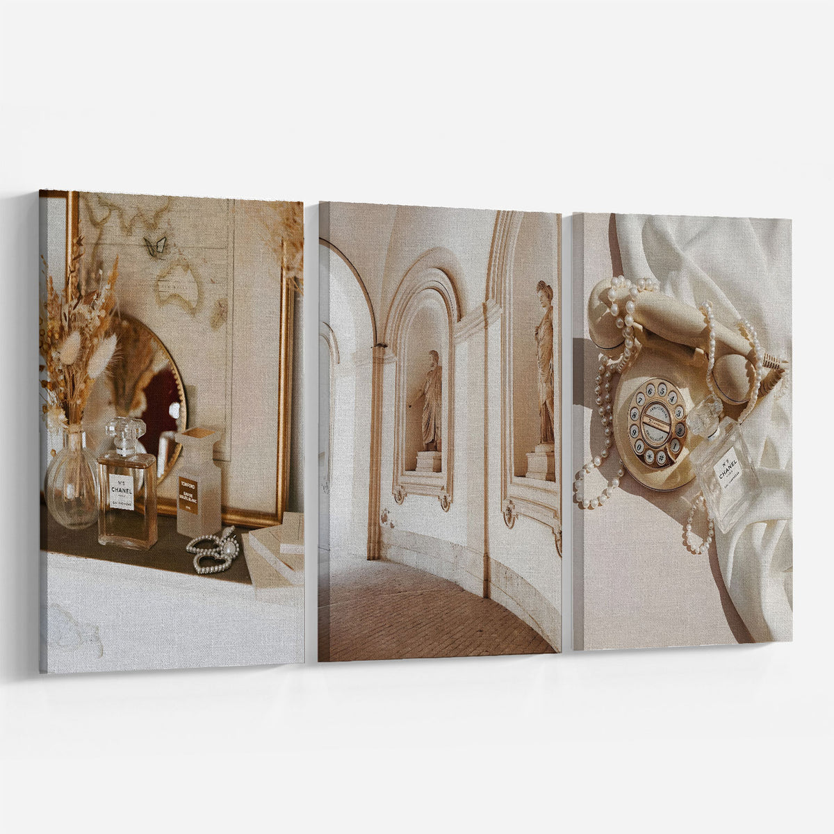 Luxury Fashion Beige Art Set of 3