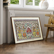 Palanquin pledge-The Bride's journey Madhubani Painting – image 3