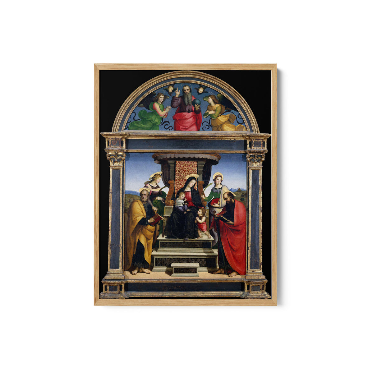 Madonna and Child Enthroned with Saints