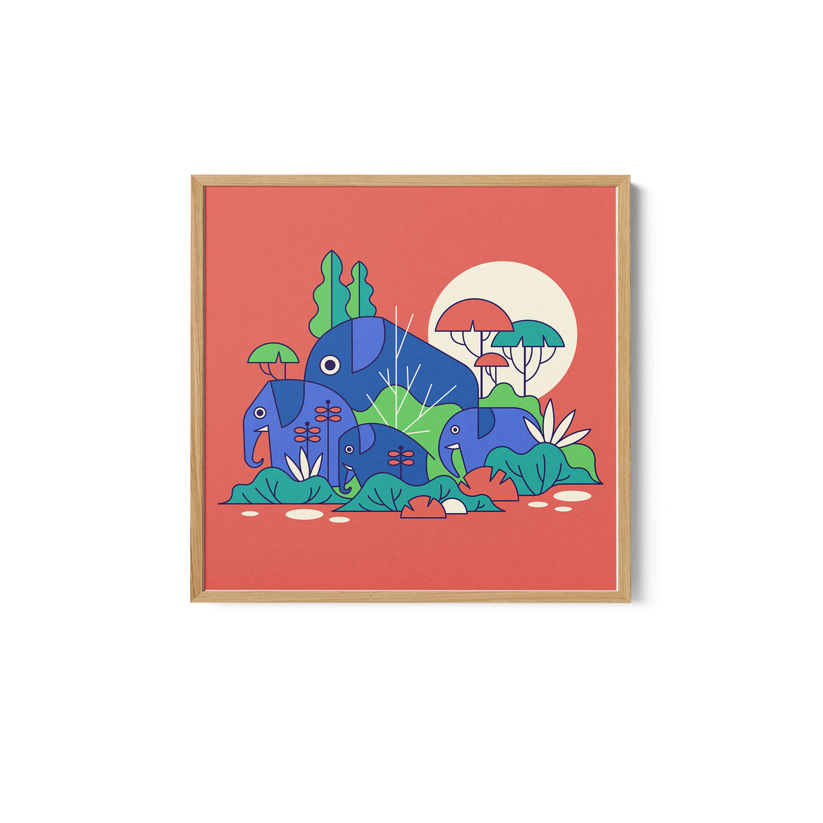 Minimal Wildlife - Elephant