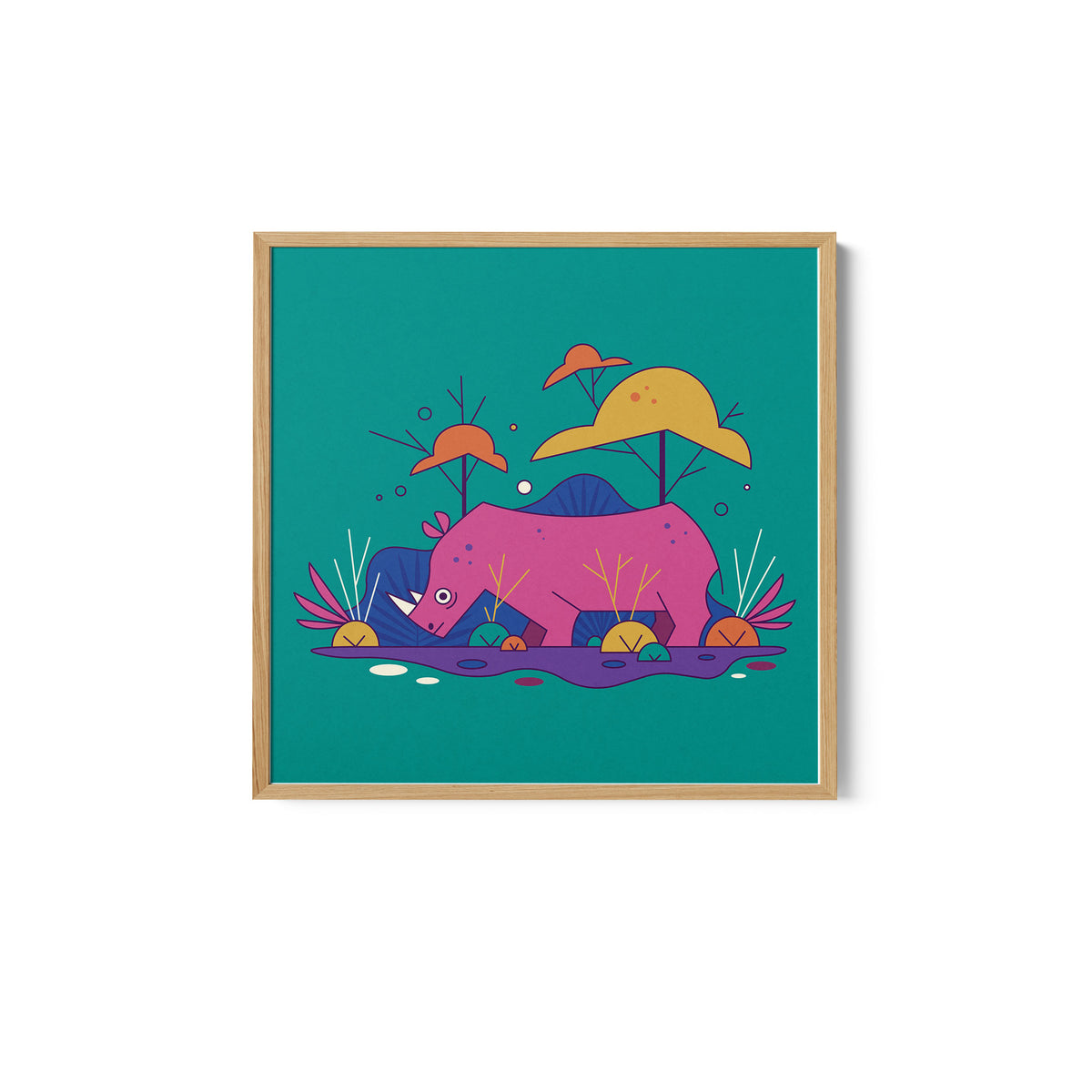 Minimal Wildlife - Rhino