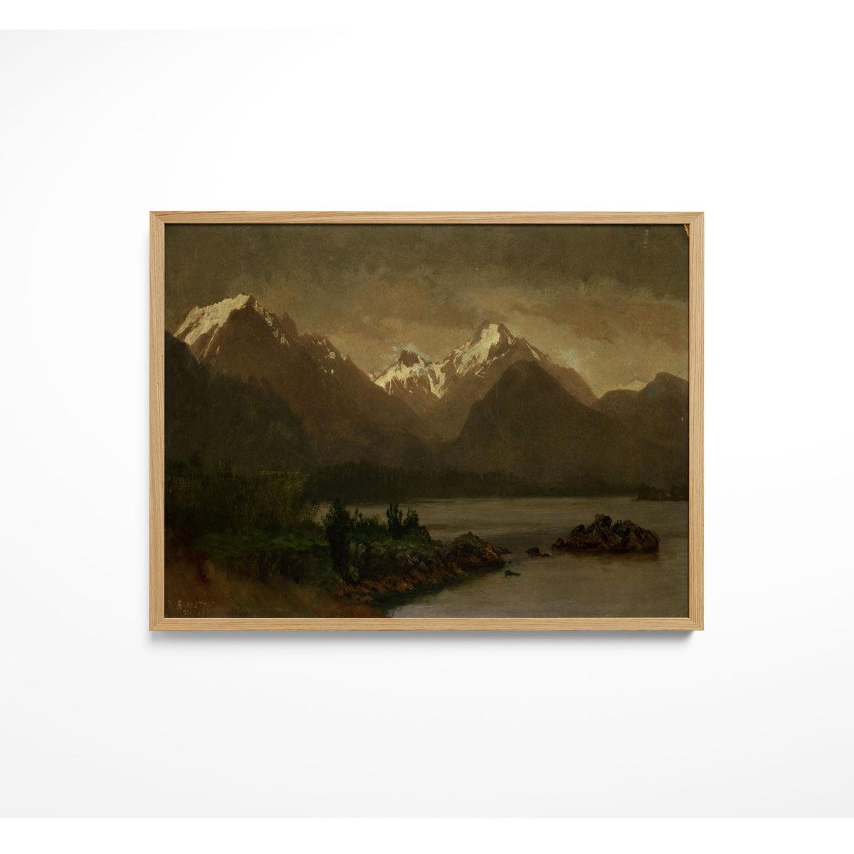 Mountains and Lake