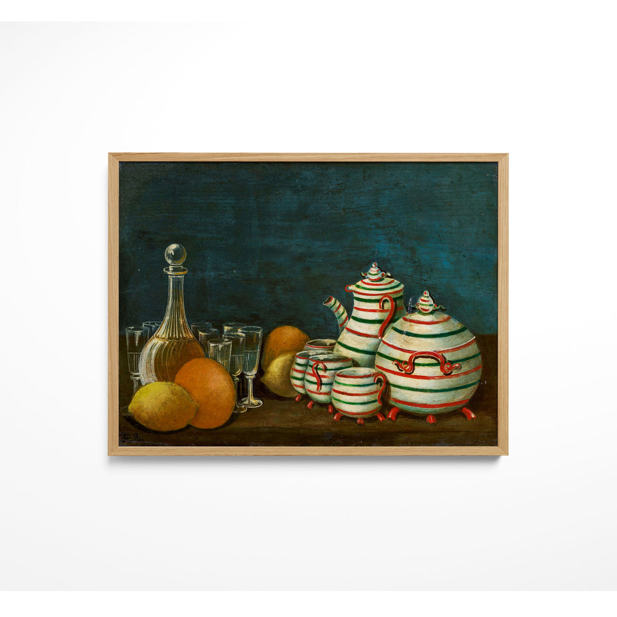 Still Life with Glasses and Earthenware