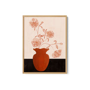 Terracotta Vase Floral Abstract Wall Art – image 2