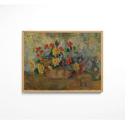 Basket of Nasturtiums and Dahlias 1884 – image 2
