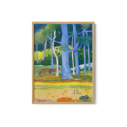 Landscape with Blue Tree Trunks (1892) – image 2