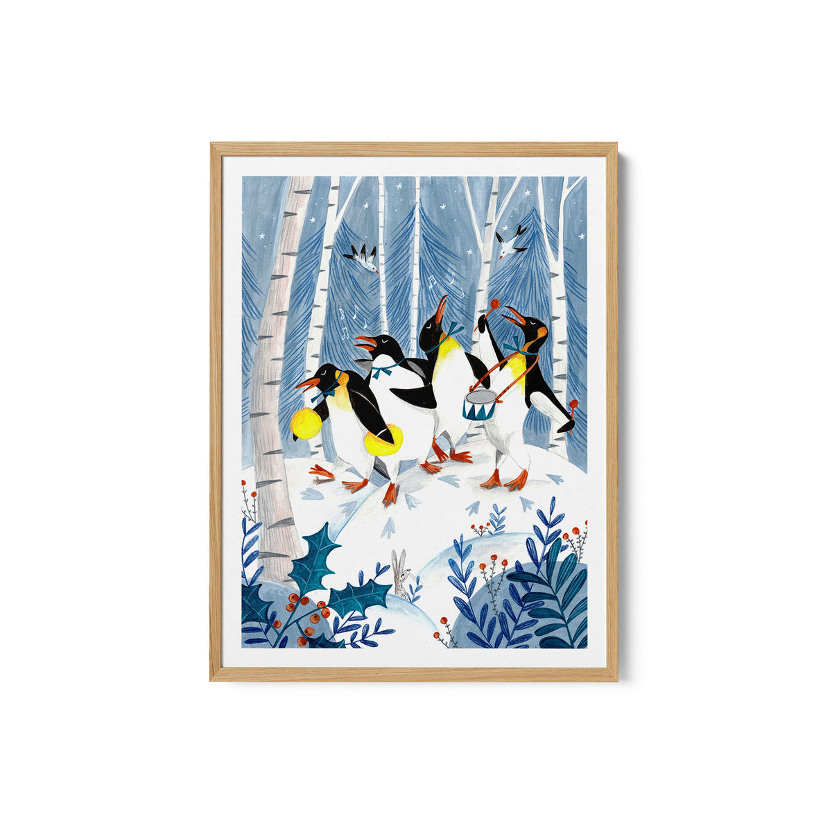 Penguins Make Music in the Forest