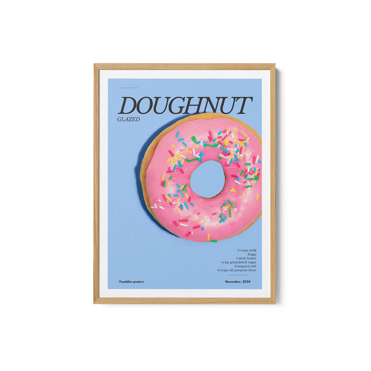 Pink Glaze Doughnut