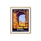 Rome Vintage Travel Poster Print