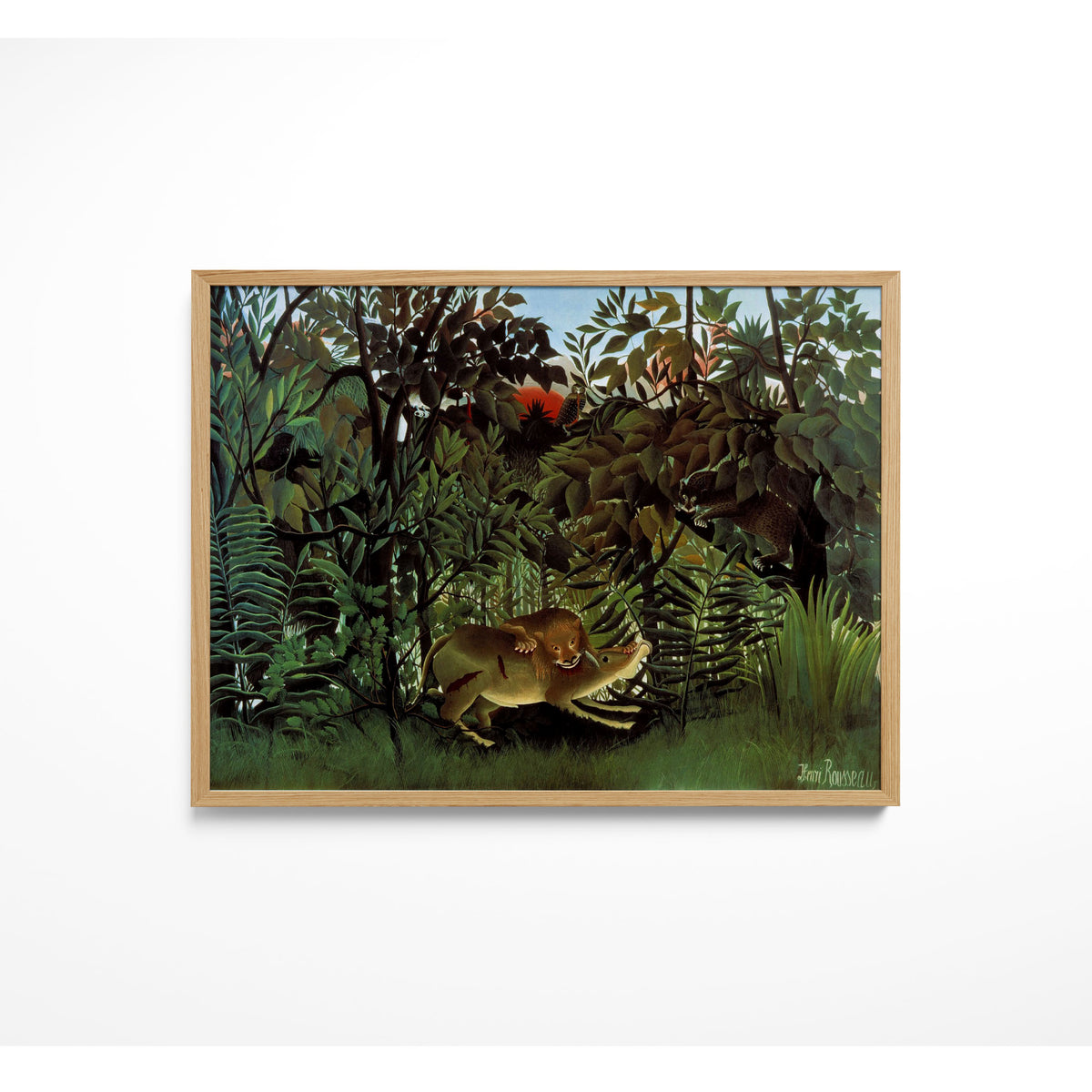 Rousseau Hungry Lion