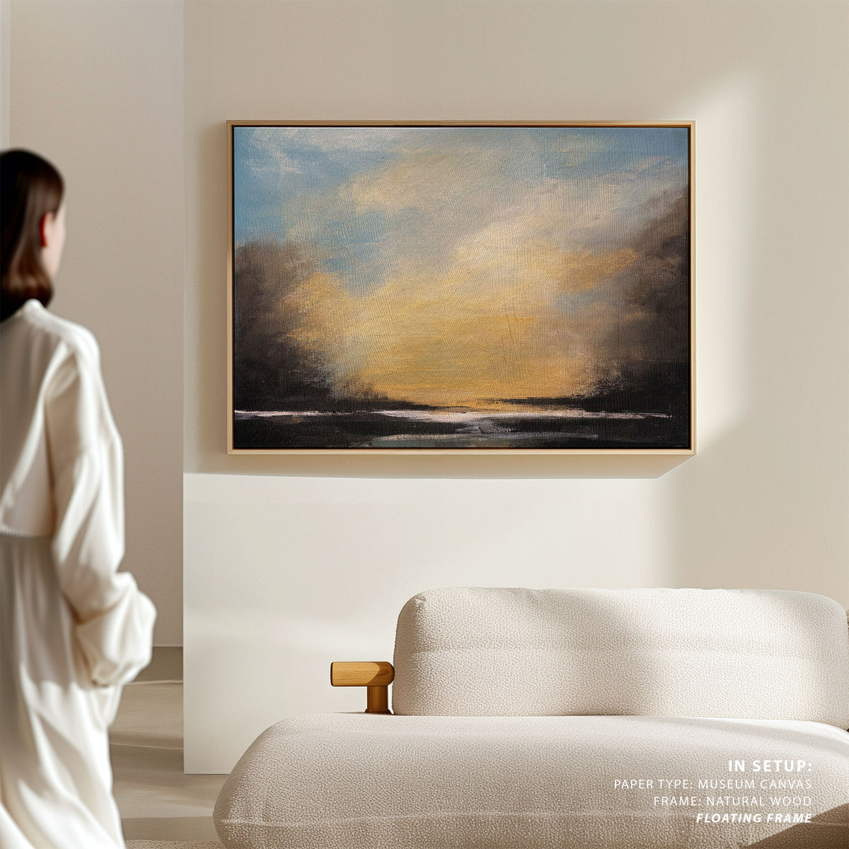 Serene Sunset Over a Tranquil Horizon
