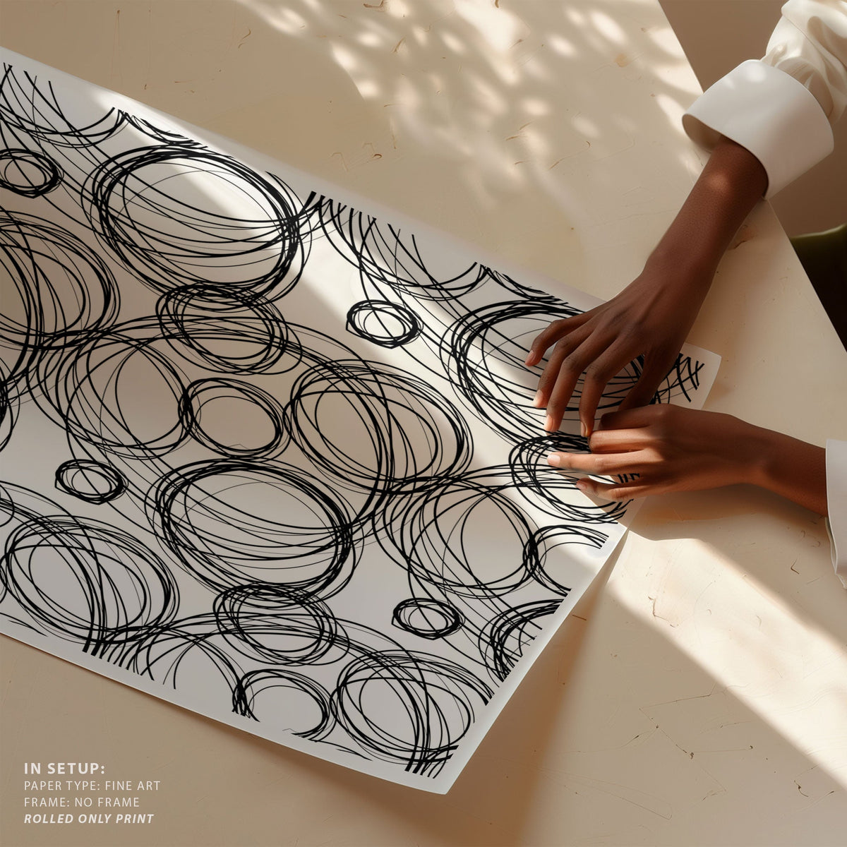 Showcases An Abstract Pattern