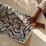Simple Black Loops Pattern – image 3