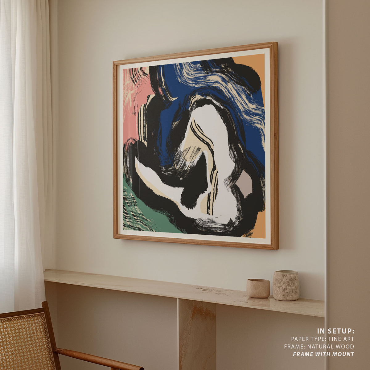 Sitting Nude Bold Abstract