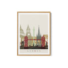 Skyline London Travel Poster Print