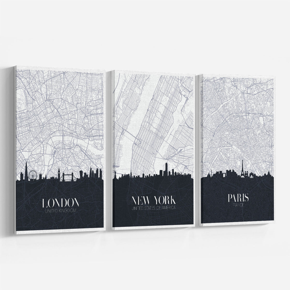 Skyline and City Map