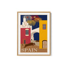 Spain Travel Poster Vintage Travel Poster Print