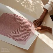 Striped geometric shape – image 3