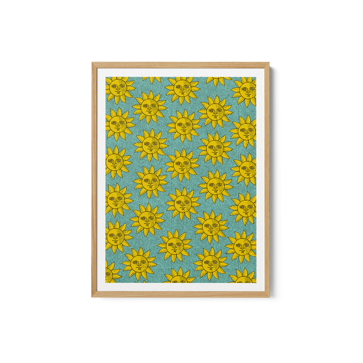 Sun Face Pattern