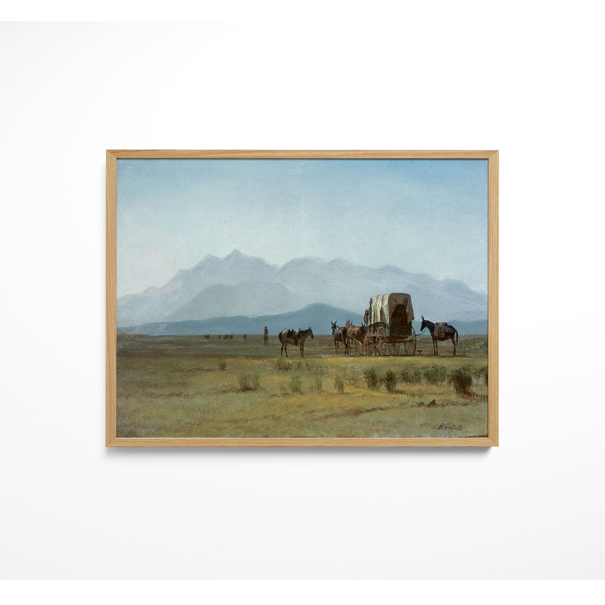 Surveyor’s Wagon in the Rockies (C.1859)