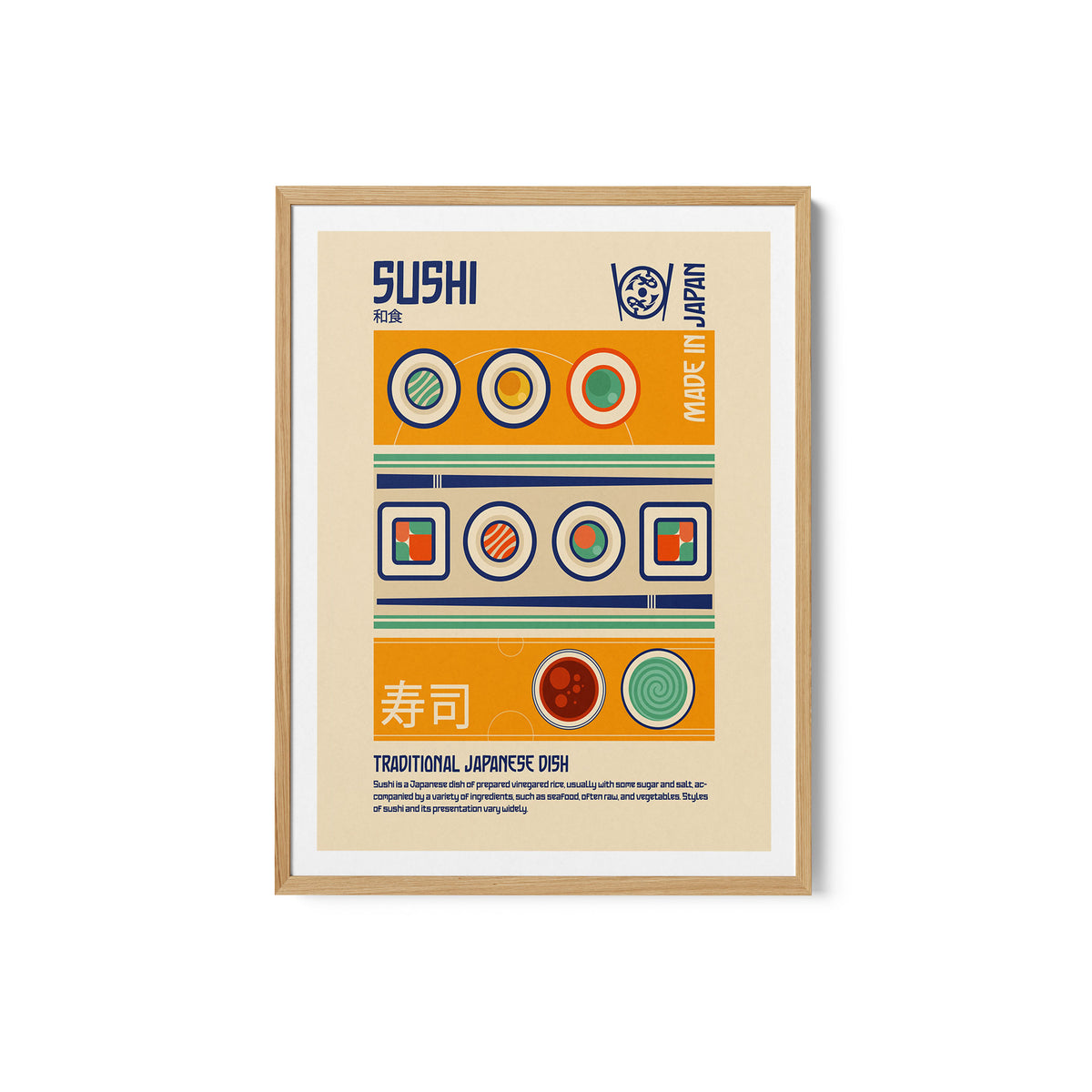 Sushi Japanese Food Print