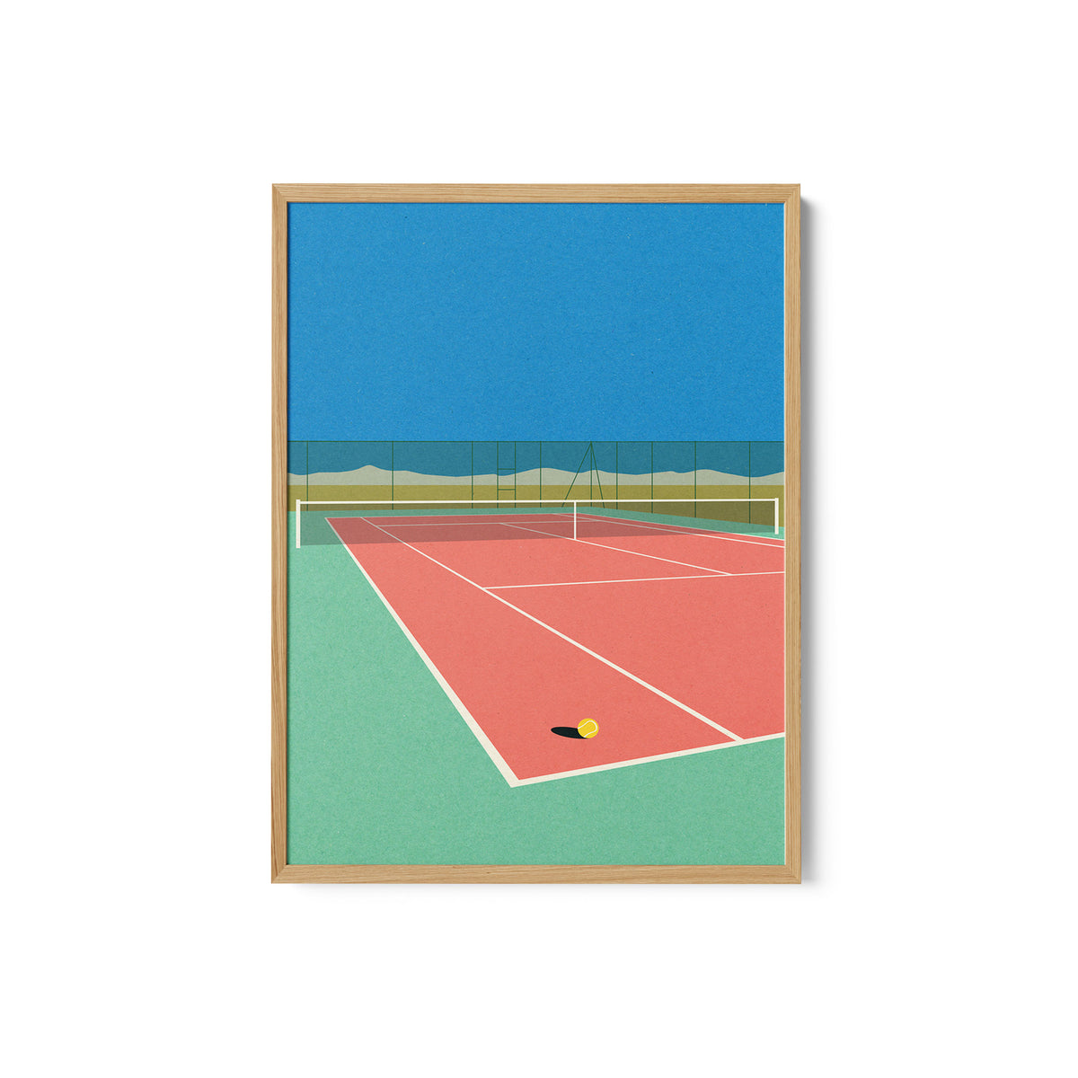 Tennis Court In the Desert