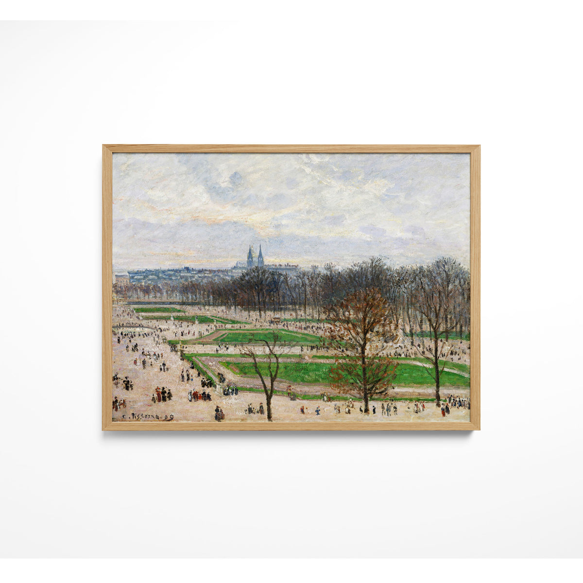 The Garden of the Tuileries on a Winter Afternoon