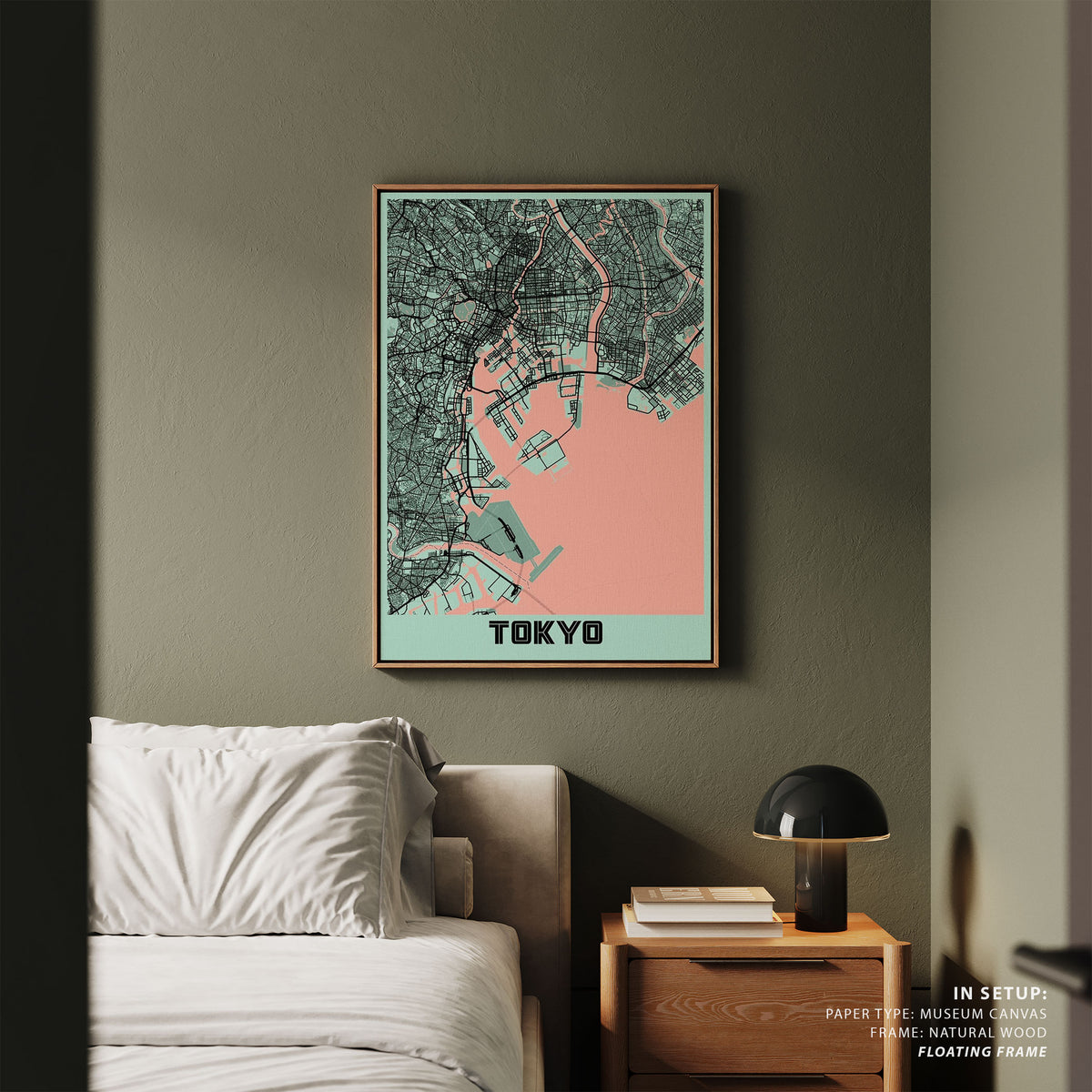Tokyo Japan Peony City Map