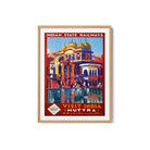 Mathura Ghats Travel Poster Print