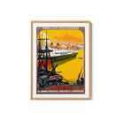 Port of Marseille Travel Poster Print