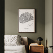 Travel Poster Urban Street Plan City Map of Toronto – image 3